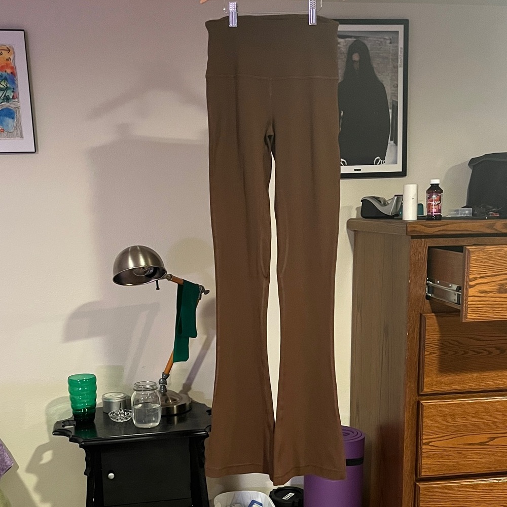 Brown Flared Lululemon online leggings
